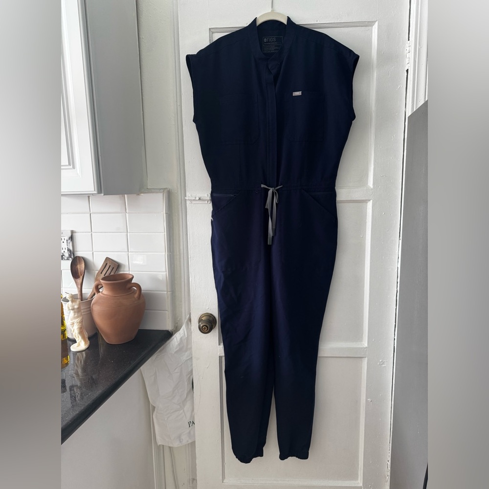 Two Figs Navy Blue Jumpsuit